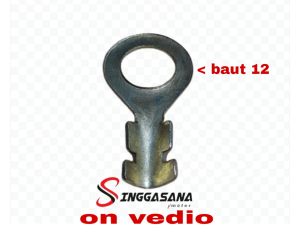 TERMINAL KLEMAN  JEPIT KABEL SKUN KABEL AKI BULAT .BAUT 12 / M8