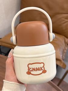 Large Capacity Portable Stainless Steel 316 Insulated Soup Mug Silver Ear Porridge Stew Cup for Junior High School Students