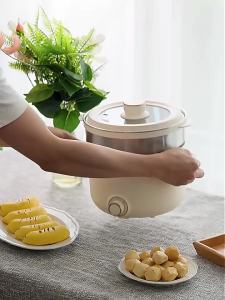 Bear （Bear） Electric caldron   Instant Noodle Hot Pot Dormitory Small Electric Pot   Multifunctional Electric Hot Pot  2.5L Steamer and Cooker Combo Steamer Basket Electric Steamer Pot  DRG-E25H1