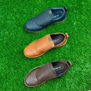ALDER Sepatu Sleep On pria model Desain simple bahan Kulit sintetis ALDER kasual sol baru