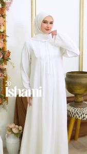 GAMIS ETHICA ISHAMI 20 DRESS HAJI & UMROH SERIES TERBARU DAILY KASUAL KEKINIAN KONDANGN TERMURAHHH