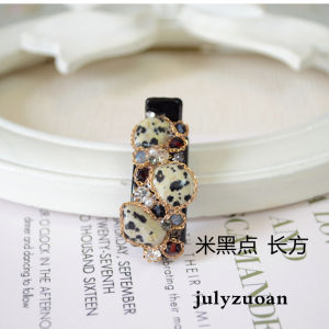 เครื่องประดับผมประดับเพชรธรรมชาติทำมือ คลิปผม คลิปผมข้าง คลิปผมหน้า คลิปปากเป็ด คลิปผมสั้น คลิปผมสีชมพู คลิปผมสีชมพู