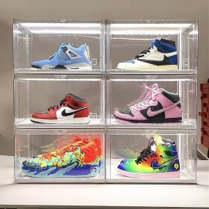 KS LED Premier Shoe Box voice-activated Smart shoe box anti- oxidation light- emitting transparent shoe storage box