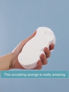 6PCS Exfoliante Soft Sponge Body Scrubber for Baby Adults Bath Exfoliating Scrub Sponge Skin Cleaner Dead
