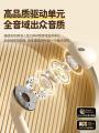 Wireless Half In-Ear Bluetooth Headphones Long Battery Noise Reduction. 