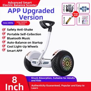 Bonnyu|Smart 6-12 Years Old Two-Wheel Electric Balance Scooter with Leg Control Hand Control and Remote Control