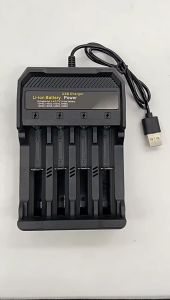 Charger Baterai Daya Baterai GTF 18650 9900mAh 2/4/8pcs Pengisi Daya Baterai 4 Slot 3.7V 18490 16340 14500