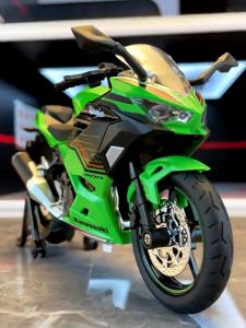 TWH KAWASAKI NINJA 400 ZX-4RR / ZX25R DIECAST MOTOR SKALA 1:12 Premium Dengan Lampu & Suara + Paddock Mainan Hadiah Kado Koleksi