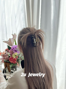 South Korea Ins New Arrival Medium Acetate Grip Back Head French Half Updo Shark Clip Young Adult Fancy Hair Claw