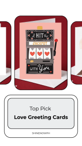 I Hit the Jackpot With You Card Cute Love Greeting Card Romantic Gift