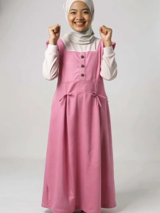 Gamis Overall Anak Perempuan Liora Baju Maxy by Carlina