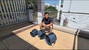 QUẠT HÚT KHÓI HÚT MÙI CAO ÁP SHT/DVT - SIZE 20CM 25CM 30CM