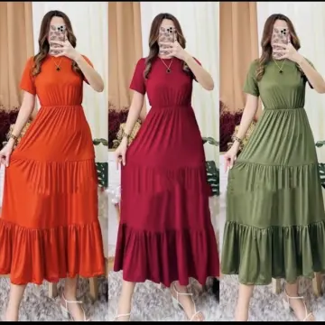 Buy 3 Layer Maxi Dress online Lazada .ph