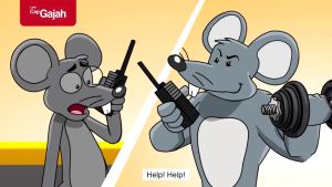 Lem Tikus Trap Cap Gajah Papan Perangkap Jebakan Lem Tikus Satuan Murah