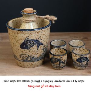 Bộ Đồ Uống Sake Nhỏ Cao Cấp Dùng Tại Nhà