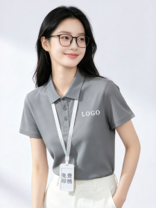 ZUOSALUN | Customizable Work Uniform T-Shirt Short Sleeve