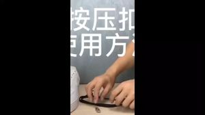 เชือกรองเท้าสายยืดได้ 8 มม. 1 คู่ แบบคลิปลีอค