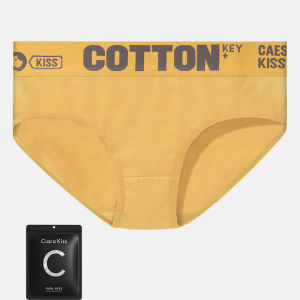 กางเกงชั้นในสตรีผ้าฝ้ายแท้สำหรับเล่นกีฬา ทรงสามเหลี่ยม คอลเลกชั่นฤดูร้อน กางเกงขาสั้นเอวกลาง ระบายอากาศได้ดี กางเกงชั้นในสตรี