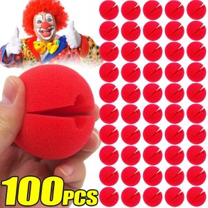Red Clown Noses Sponge DIY Circus Cosplay Nose For Halloween Christmas Carnival Festival Party Decor