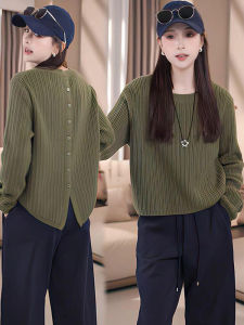 New Stylish Warm French Design Round Neck Knit Sweater
