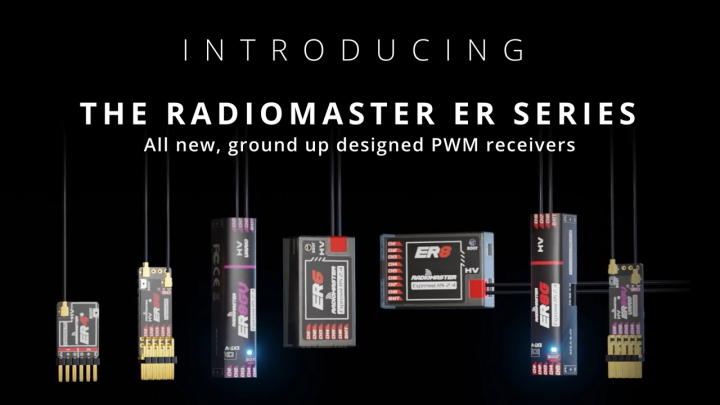 ER6 / ER6G/ ER8 ER Series ELRS PWM Receivers Radiomaster