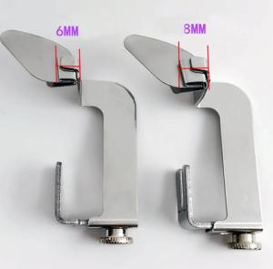 1PCS Industry Sewing Machine Adjustable Down Turn Hemmer Folde Feet Guide Parts Lighting Fabric Presser Foot Stitching Seam Curler