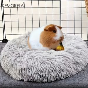 1PCS Ultra-Soft Plush Small Pet Nest - Cozy Warm Hamster Sleeping Bed with Non-Slip Bottom Insulated Padding for Guinea &Animals