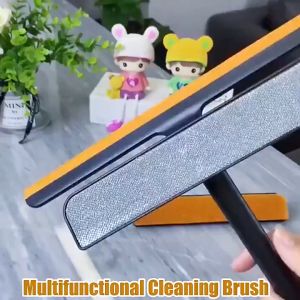 3 In 1 Multifunctional Handheld Double Side Window Wiper screen glass cleaning and scrubbing 180° Rotatable bathroom mirror Scrub Scraping tool Cleaner Household Accessories