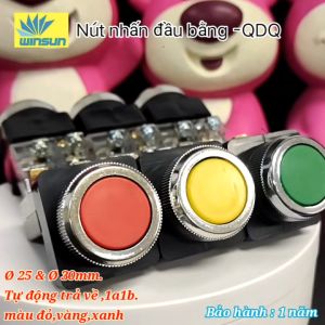 Nút nhấn nhả không đèn QDQ Phi 25 30