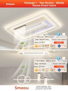 smeou | Leafless Smart Fan Light