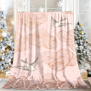 Beast Kingdom | Vintage Camper Van Travel Flannel Blanket Soft Fuzzy Plush Cozy Warm Throw for Sofa Bed Couch Home Decor Gifts