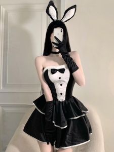 CIEHCHIE | ชุดน่ารักเซ็กซี่สำหรับผู้หญิง ชุดน่ารักกระต่ายสีพื้น ชุดนักเรียน ชุดนักศึกษา ชุดนักเรียนหญิงไซส์ใหญ่ ชุดนักเรียนฤดูร้อน ชุดนักเรียนวันฮาโลวีน