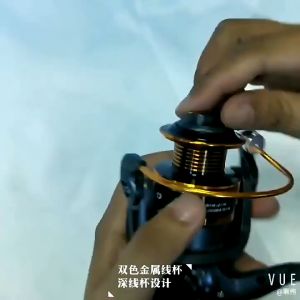 Spinning Fishing Reel 3000d Metal Wire Cup Saltwater Max Drag 15kg 5.2:1 High Quality Reels