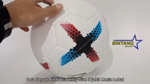 Bola Sepak Size 5 Liga Inggris Jahit Mesin Lokal Bahan Kulit PU
