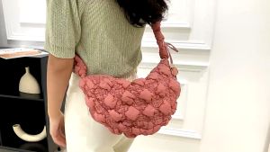 🎀【SG stock】Hot Korean Bubble Cloud Bag Crossbody Puffy Bags Puffy Cozy Jennie Bag Large Capacity Fashion Bags For Women