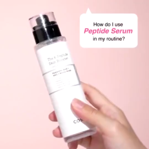 COSRX The 6 Peptide Skin Booster Serum 150ml Contains 6 Peptides Hyaluronic Acid NAG & Amino Acids Hydrating Anti-Aging Facial Serum Even Skin Tone Improve Rough Skin Texture For Sensitive Skin