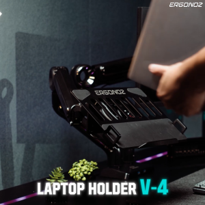 ERGONOZ LAPTOP HOLDER Ver.4 สามารถแปลงเป็น แท่นวางโน๊ตบุ๊ค (ACC01V4) (จำเป็นต้องมีแขนจับจอก่อน)