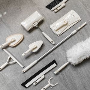 Johor Seller] [6 in 1 Multipurpose Household Cleaning Kit Mop Pembersihan Rumah Multipurpose Combination Mop and Accessories Berus Se