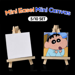 5/10 Set Mini Canvas Painting Acrylic Paint Easel Display Easel Wooden Easel Adjustable Artist Easel Triangle Cards Display Stand