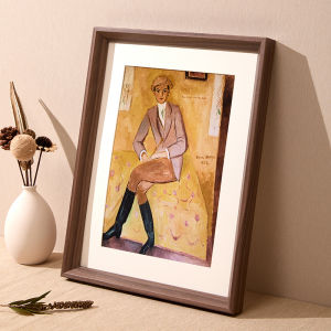 Solid Wood Large Picture Frame Wall-Mounted A3 Business License 4K Sketch Mounted Picture Frame Frame Puzzle Frame Custom Any Size