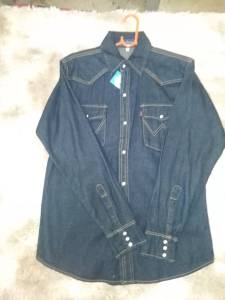 เสื้อยีนต์แขนยาวสีกรมเข้ม MLXLXXL