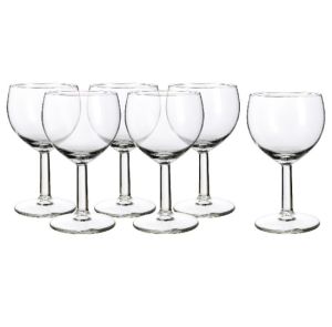 Gelas Wine Kaca/Wine Glass/Gelas Jus Anggur Kaca Harga Satuan