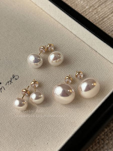 Elegant Pearl Imitation Ear Studs Womens Fashion Jewelry Fresh out Spring Summer Design High-End Feel French Style Small Niche