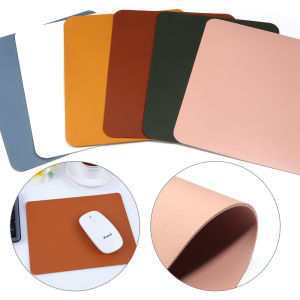 Small PU mouse pad Non-Slip Gaming Desktop Mouse Pad Waterproof Anti-Scratch Eacsy To Clean Mat For PC Laptop Desktop 25*21cm