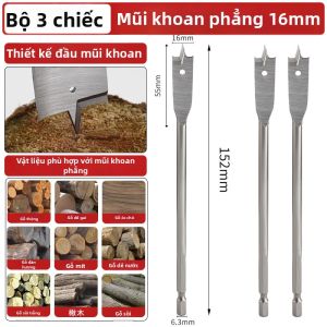 DAIENGONGJU | Mũi Khoan Phẳng Đầu Dài Để Mở Rộng Khóa Cửa
