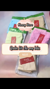 [Loại 1] Quần lót bầu cao cấp Spring chất cotton thoải mái co giãn tốt mềm mịn cho mẹ bầu đủ size (ib shop chọn màu)