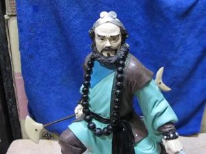 เทพพระเจ้า ซัวเจ๋ง ไซอิ๋ว งานรูปปั้นเรซิ่น