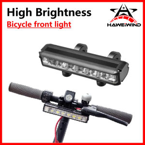 Waterproof electric scooter headlight 2600 lumens 8000 milliampere aluminum bicycle light easy to install