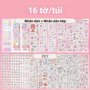 Sách Dán Trang Trí Mr. Paper Little Noga Kawaii Bộ Sưu Tập Giấy Tổng Hợp Khổ M Dành Cho Học Sinh Dùng Làm Đồ Trang Trí Sổ Tay Văn Phòng Phẩm.