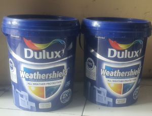 (NO COD) CAT TEMBOK DULUX WEATHERSHIELD EXTERIOR BRILLIANT WHITE 20 LITER